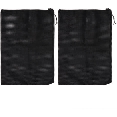 2 Pièces Filtre à Pompe d'Eau Jardin Maille Anti-Obstruction Accessoire Arrosage 41x30 cm