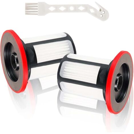 2 Pièces Filtre Aspirateur pour Bosch Unlimited 6 Kit, avec Brosse de Nettoyage(référence 12033215)