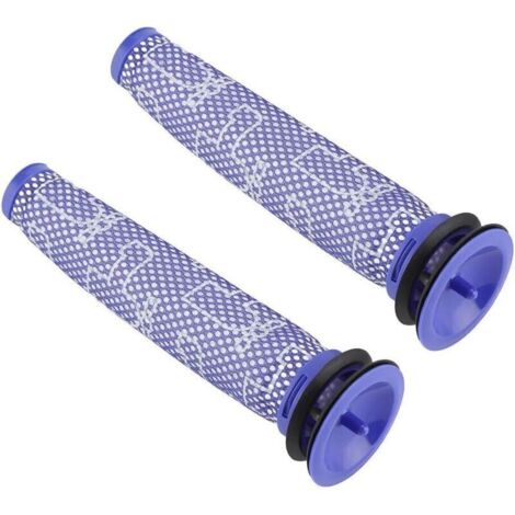 2 Pièces Filtre D'aspirateur, Filtre Dyson V8 Aspirateur V6 Mattress Remplace Filtres Moteur Pré-Lavable pour V6 V7 V8DC61 DC58 DC59