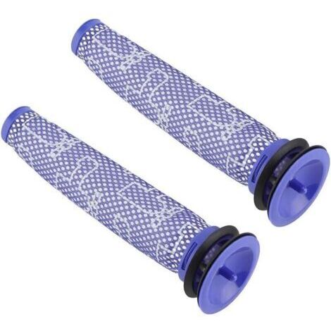 2 Pièces Filtre D'aspirateur, Filtre Dyson V8 Aspirateur V6 Mattress Remplace Filtres Moteur Pré-Lavable pour V6 V7 V8DC61 DC58 DC59
