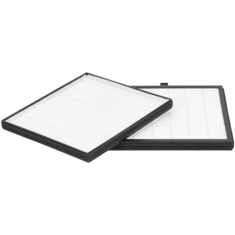 2 pièces Filtre de Rechange pour Collecteur de Poussière 17,5 x 18 cm, Compatible Aspirateur à Poussière pour Ongles 40W