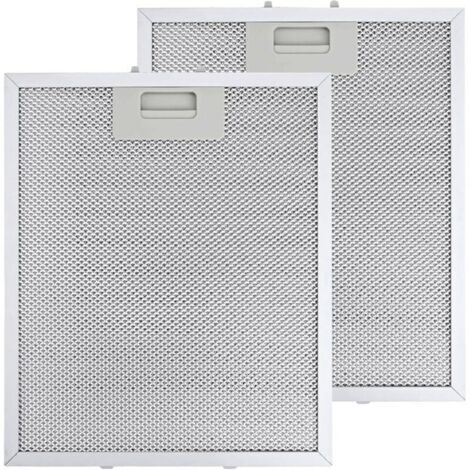 2 pièces filtre pour hotte aspirante AEG, 310 mm x 250 mm, blanc, grande capacité de stockage d’huile, résistant aux hautes températures, pièce de rechange à 5 couches