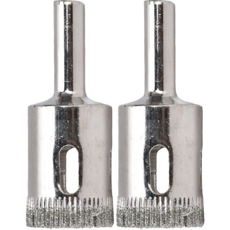 2 Pièces Foret Diamant 22mm pour Céramique et Verre, Kit de Scie Cloche