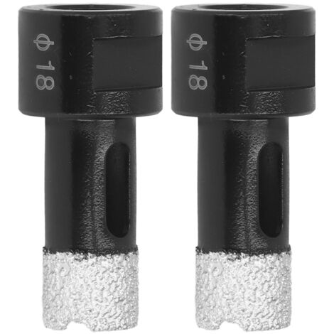 2 Pièces Forets à Marbre M14 18mm, Perceuse Portable Robuste pour Granit et Pierre