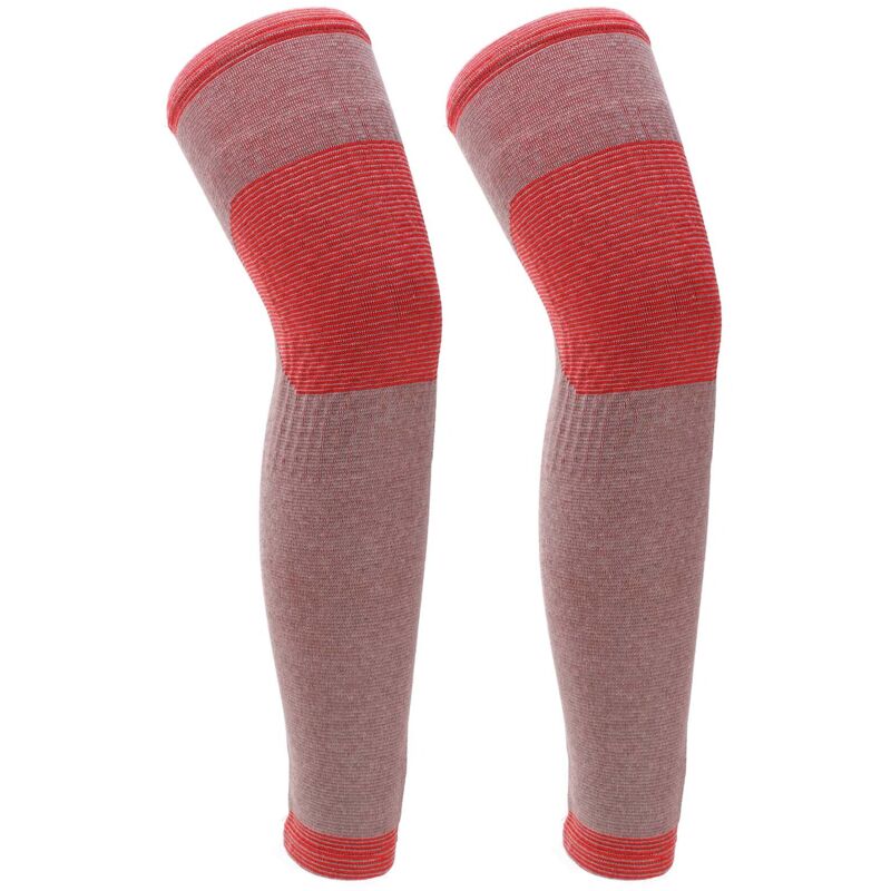 2 pièces Genouillère de Compression Respirante Chauffante Légère pour Hommes et Femmes - Confort et Soutien Articulaire