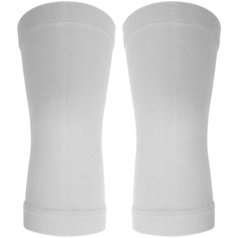 2 pièces Genouillères Grises pour Femme, Chaussettes de Genou Chaudes et Respirantes, Protections Articulaires Confortables M