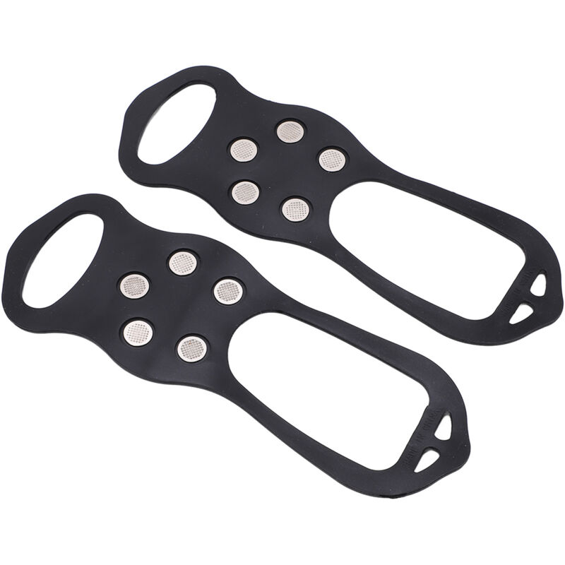 2 Pièces Griffes à Glace 5 Dents Antidérapantes Renforcées pour Enfants, Crampons d'Escalade Neige et Randonnée Hivernale