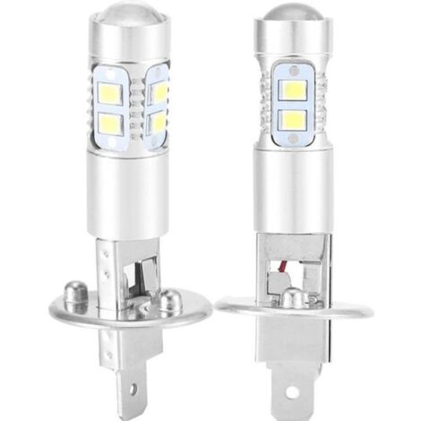 2 pièces H1 LED de Voiture Super Blanc Kit d'Ampoules de Brouillard Lumière Conduite Brouillar 100W