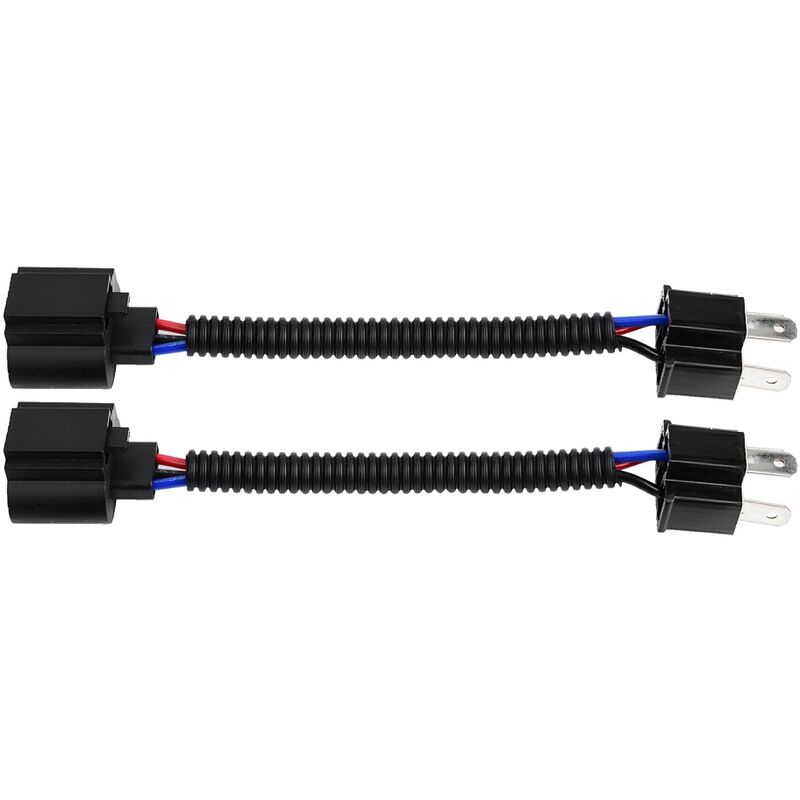 Jeffergarden 2 pièces H4 mle à H13 connecteur femelle adaptateurs de faisceau de cblage de fil de queue de cochon de voiture pour Ford
