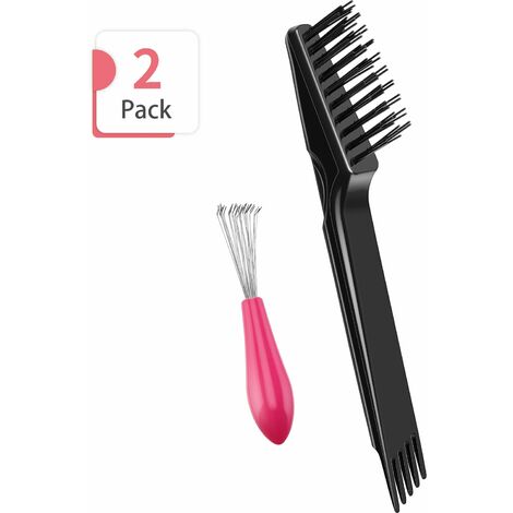 1pc Hair Brush Cleaner Tool, Hairbrush Cleaning Rake, Hair Brush Cleaner  Hair Dirt Remove Comb Embedded Tool Salon Home Pick Plastic Handle