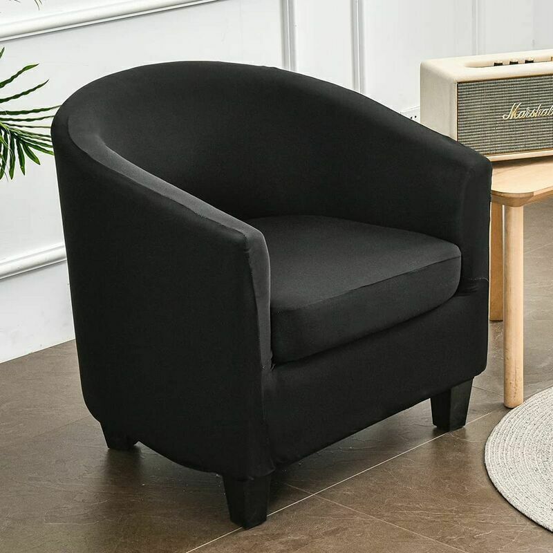 2 Pièces Housse de Fauteuil Cabriolet Chesterfield, Extensible Couverture de Fauteuil Housse de Canapé Antidérapant Tub Chair