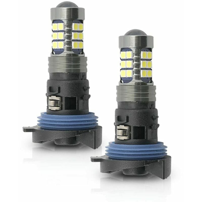 2 pièces HP24W led ampoules de feux de jour avec base drl ampoule de lumière du jour pour Peugeot 3008 5008 2009-2016 Citroen C5 2008-2017 Led dlr