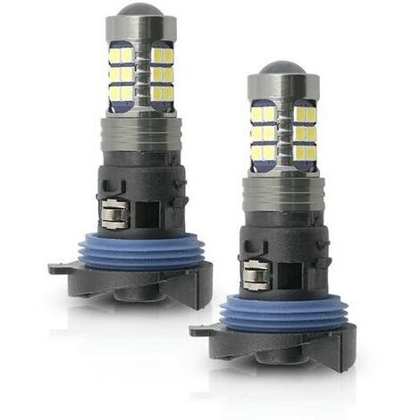 2 pièces HP24W LED ampoules de feux de jour avec base DRL ampoule de lumière du jour pour Peugeot 3008 5008 2009-2016 Citroen C5 2008-2017 Led DLR ampoules de lampe de stationnement