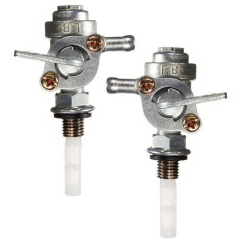 2 pièces Interrupteur de carburant, robinet de carburant universel, robinet de réservoir de carburant avec interrupteur de carburant à tass.