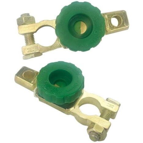 2 Pièces Interrupteur de Déconnexion Universel pour Batterie, Coupe Circuit Batterie 12V/ 24V, Batterie Coupe Circuit Batterie, pour pointes d'électrodes de 15 à 17 mm, pour Moto,Voiture
