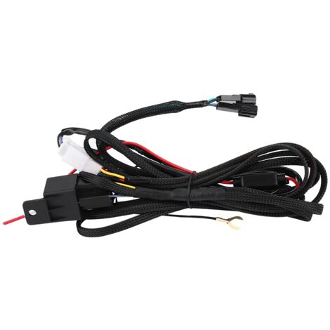 2 pièces Kit de Chauffage Siège Auto Universel en Fibre de Carbone avec Commande Ronde