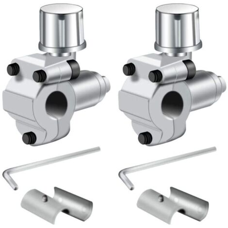 2 Pièces Kits de valve de perçage BPV-31 Valve de robinet de réfrigérateur compatible avec tuyau de tuyau de diamètre extérieur 1/4", 5/16", 3/8" pour climatiseurs HVAC
