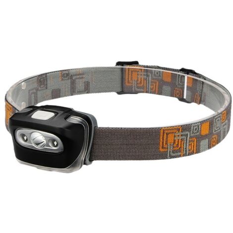 2 pièces Lampe Frontale Flash à LED 1000 lumens 6 Modes, résistante à l'eau pour matériel de Camping, extérieur, Urgence, Course, incluant Un Bandeau réglable et Une Lampe de sécurité Rouge.