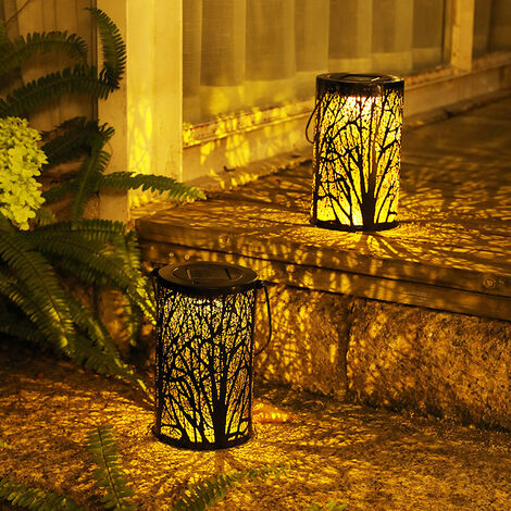 aida® Décorations de jardin - Grandes lampes solaires - Cadeaux pour femme  - Décorations de jardin - Lampes solaires - Décoration d'extérieur -  Lanterne éléphant : : Luminaires et Éclairage