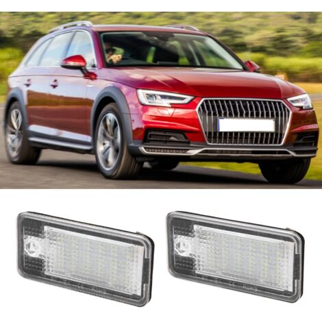 2 pièces LED 3W 12V pour plaque d'immatriculation Audi A3, ampoule à perles