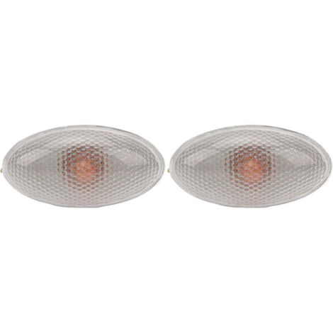 2 pièces LED feu de position latéral lumineux 12V 632574 remplacement de lampe de clignotant latéral pour Peugeot 206 407 607
