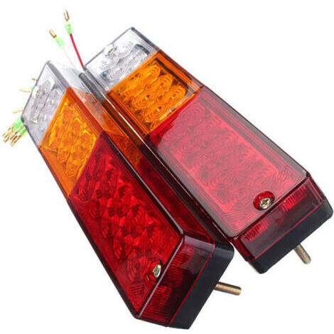 2 pièces LED remorque feu arrière frein direction conduite marche arrière combinaison lumière/remorque RV Yacht pièces camion Modification 2375031mm