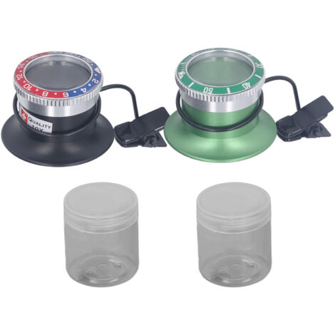 2 Pièces Loupe à Clip pour Lunettes, Grossissement 10X, Outil de Réparation Montres, Lentille HD Mini Libre-Mains
