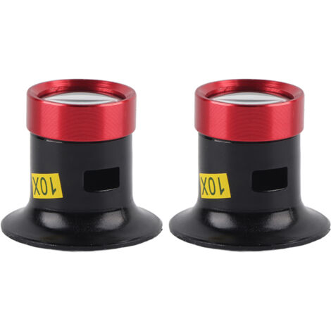 2 pièces Loupe de Réparation Montre 10X Magnificateur Professionnel Outil Horloger