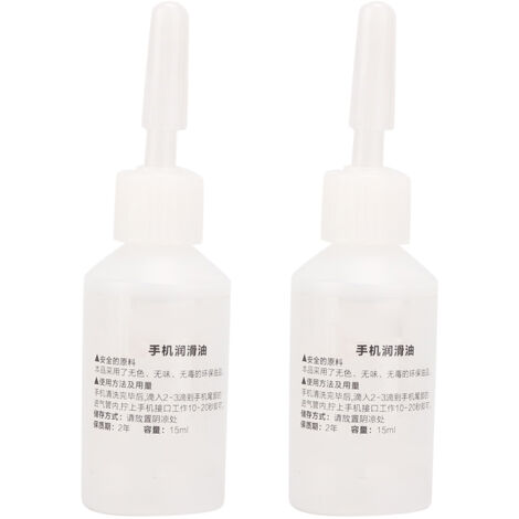 2 pièces Lubrifiant pour Pièce à Main Dentaire, Huile de Lubrification pour Accessoires de Pièce à Main Dentiste