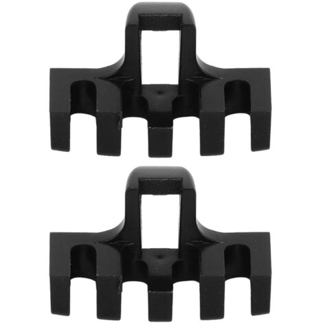 2 Pièces Machine à Tirer les Cordes de Raquette Badminton Tennis, Écarteur de Charge Accessoires Filetage Protecteur Haute Résistance Noir