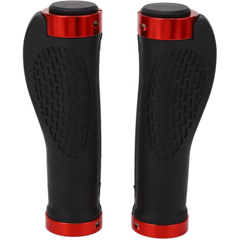 2 Pièces Manchon Poignée Scooter Électrique Anti-Dérapant Silicone, Couverture Poignée de Remplacement Rouge