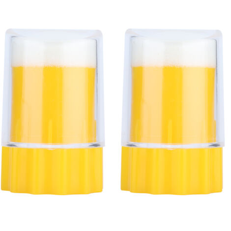 2 Pièces Marqueur de Reine Apicole avec Cage de Capture et Flacon de Marquage en Plastique pour l'Élevage d'Abeilles