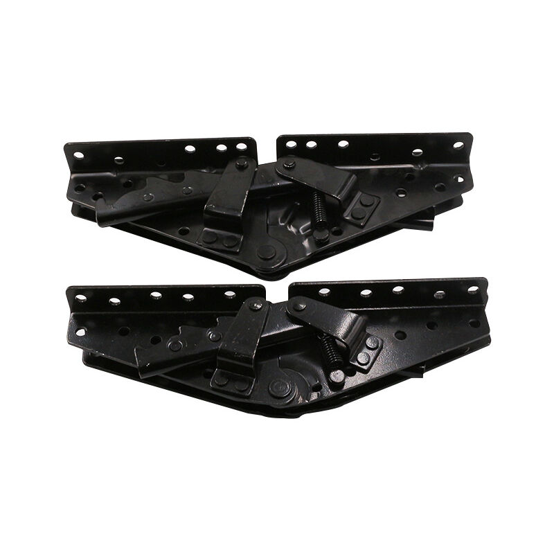 2 Pièces Metal En Acier Noir Canape, Ressort Réglable Charnière, pour Connecter Accoudoir et Siège, Dossier et Siège, Coussin et Dossier,268.5CM