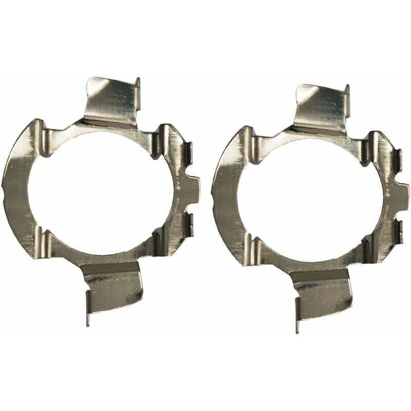 2 pièces métal LED H7 Ampoules adaptateurs Support de Base de Lampe Clip de Support pour quasquai/Polo 6r / Polo 9r / Jetta Sport (MK6) / Opel Astra