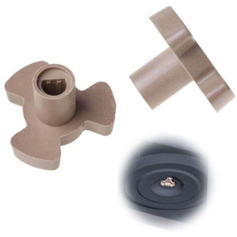 2 Pieces Micro-Ondes Plaque Tournante Coupleur Support de de Plateau d'arbre pour Micro-Ondes Plaque Tournante Rouleau Guide Support pour Accouplement Pièces de Rechange de Micro-Ondes (A)
