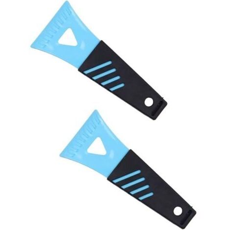 2 Pièces Mini SpatulePP en Plastique Balai à Neige pour Voiture Déneigeur De Pare-Brise De Voiture Pelle De Déneigement Déneigeuse pour Voitures Brosse De Déneigement