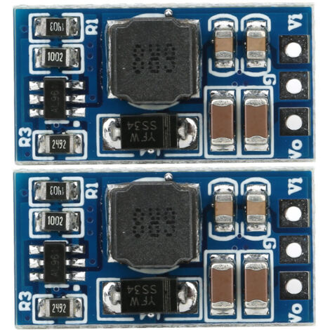 2 Pièces Module DC DC Élévateur de Tension
Convertisseur Boost pour LED Moteur 7W 2.6-5.5V vers 5V 6V 9V 12V ND0412SA