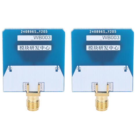 2 Pièces Module de Positionnement Antennes UWB003 avec Connecteurs SMA Femelle, Fréquence 3.3GHz‑9.9GHz, Impédance 50Ω