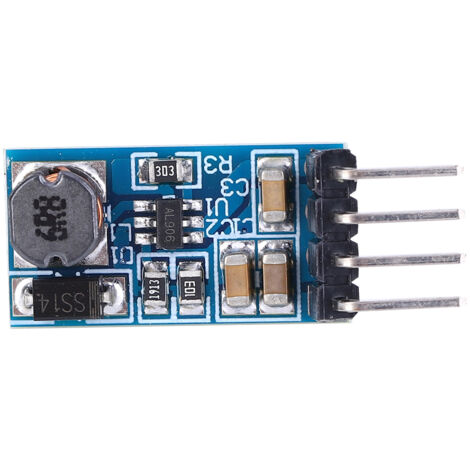 2 Pièces Module Step-Up Miniature, Convertisseur DC/DC 3.3V-5V vers 12V, Augmenteur de Tension Ultra-Compact