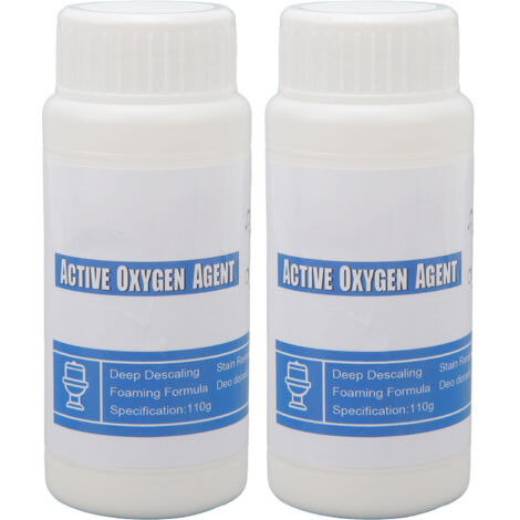 2 pièces Mousse Nettoyante WC Poudre Anti-Éclaboussures pour Salle de Bain et Salon de Beauté