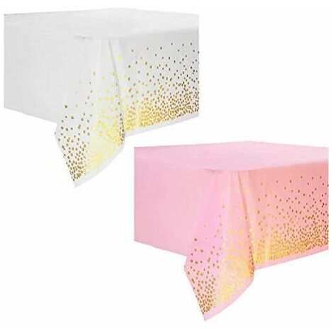 2 Pièces Nappe Rectangulaire Anniversaire,Nappe Anniversaire  Enfant,137x274cm Nappe Rectangulaire Plastique Birthday Imperméable à  L'huile Décoration De Table Nappe pour Fêtes,Anniversaires,Mariages :  : Cuisine et Maison