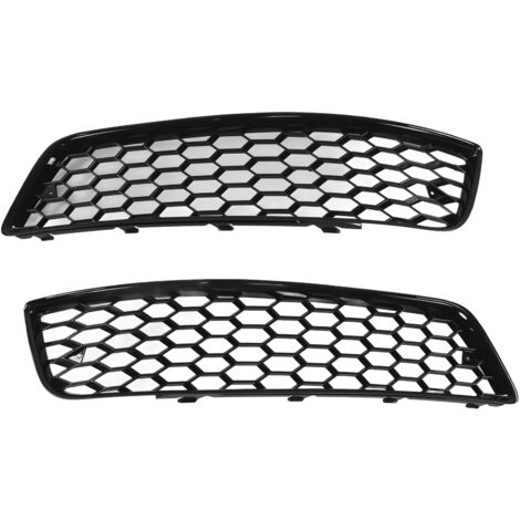2 pièces noir brillant pare-chocs avant antibrouillard calandre garniture 8P0807681D remplacement pour A3 8P 2009-2013