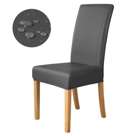 (2 pièces, noir) housse extensible à motifs gris pour mariages, Noël, restaurants, hôtels, conférences, housses universelles