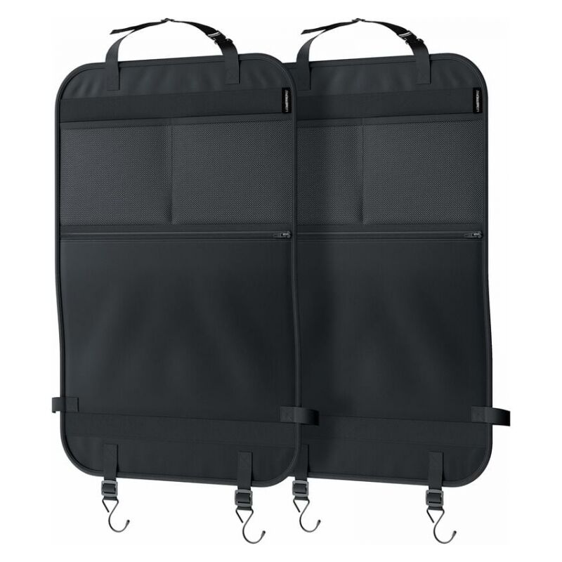 2 pièces Organisateur de voiture, protecteurs de siège de voiture, kick mats pour siège auto