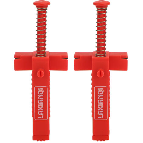 2 Pièces Outils de Maçonnerie Niveau à Bulle Accessoire de Mesure Rouge pour Briques
