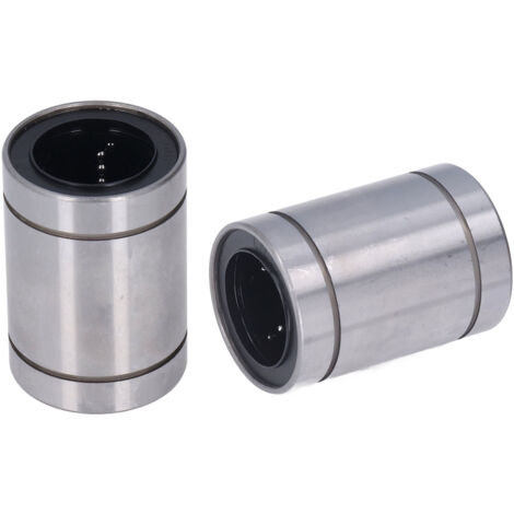 2 Pièces Palier Linéaire LM30UU, Alésage 30 mm, Diamètre Extérieur 45 mm, Longueur 64 mm pour Fraiseuse CNC et Imprimante 3D