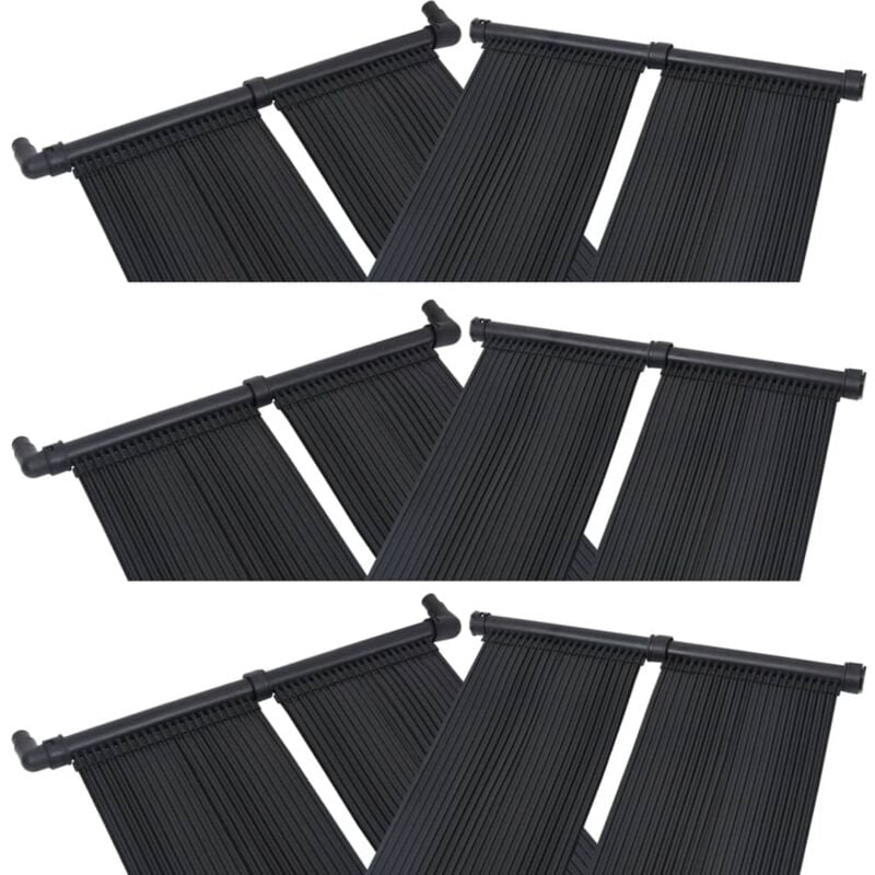 Panneaux solaires de chauffage de piscine 6 pcs 80x310 cm vidaXL