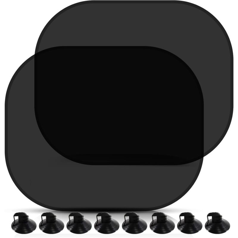 2 Pièces Pare Soleil Voiture Bébé, Chaussette Voiture Pare Soleil, 44x35cm Chaussette pour Enfants et Animaux,Bloquer Les Rayons UV, Compatible avec