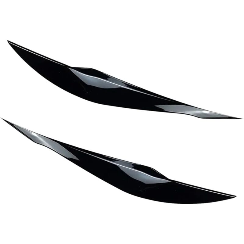 2 pièces paupière de sourcil de Phare Avant de Voiture, for BMW F30 F33 F34 F35 F31 318i 320i 2013-2019 Sourcils de paupières de Phare Sourcils de