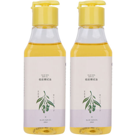 2 Pièces Peau d'Entraînement en Silicone pour Tatouage Semi-Permanent, Nettoyant à l'Huile d'Olive